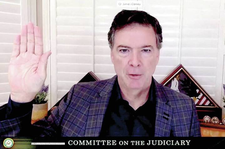 FBI chief Comey pleads not guilty in case Trump pushed for