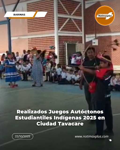 Realizados Juegos Autóctonos Estudiantiles Indígenas 2025 en Ciudad Tavacare