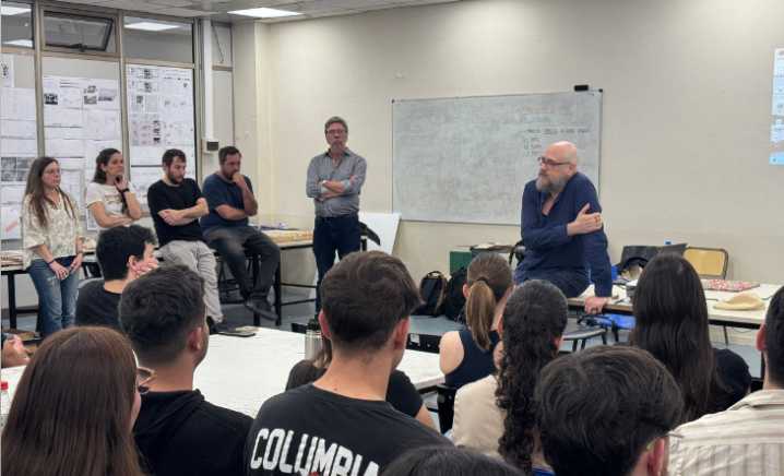 La UNLaM organizó un taller colectivo con el arquitecto Claudio Vekstein