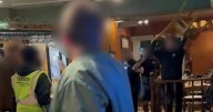 Wild Wetherspoon brawl caught on camera at 'roughhouse' pub'