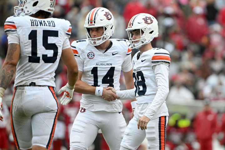 Alex McPherson rebounds with record-tying six field goals in Auburn’s victory over Arkansas