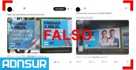 19:54 Son falsas estas fotos de carteles de la candidata santafesina de Fuerza Patria: los textos fueron editados