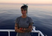 La asturiana Anabel Montes, desde la flotilla rumbo a Gaza: «Estamos agotados, pero seguimos adelante»