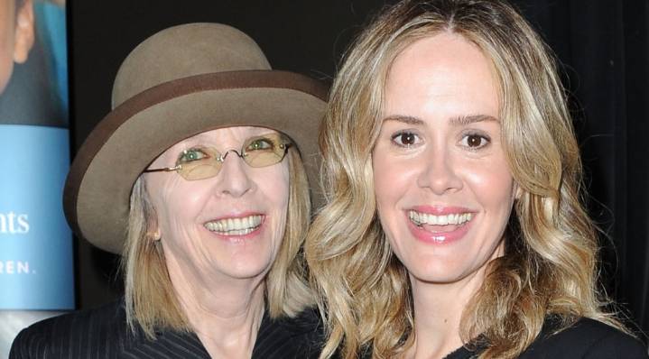 Sarah Paulson On Her Friend Diane Keaton: Not "Able To Talk About Yet"