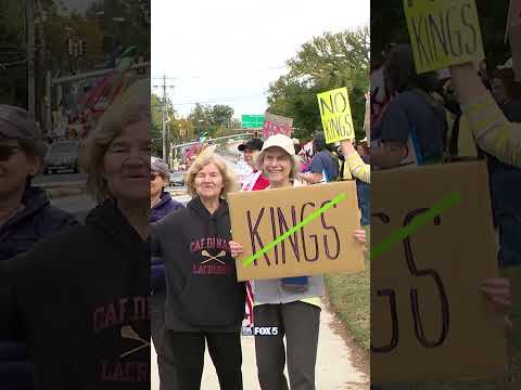 "No Kings" Rally in Silver Spring, MD