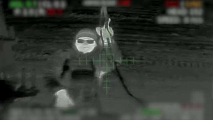 Russian troops appear to run from Ukrainian drone on front line