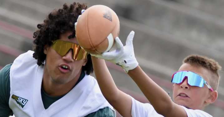 Cal Poly's Michael Briscoe is Big Sky's top WR; 13 siblings shape love for kids
