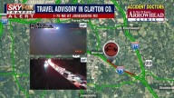 Traffic Alert: All lanes of I-75NB closed at Jonesboro Road