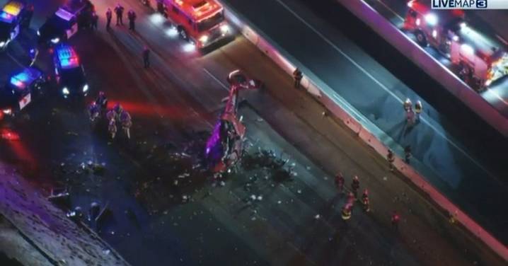 Sacramento: Three people critically injured after helicopter crashes onto busy California highway