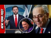 JD Vance Pins Gov Shutdown on Chuck Schumer Being ‘Terrified’ of Losing Primary to AOC
