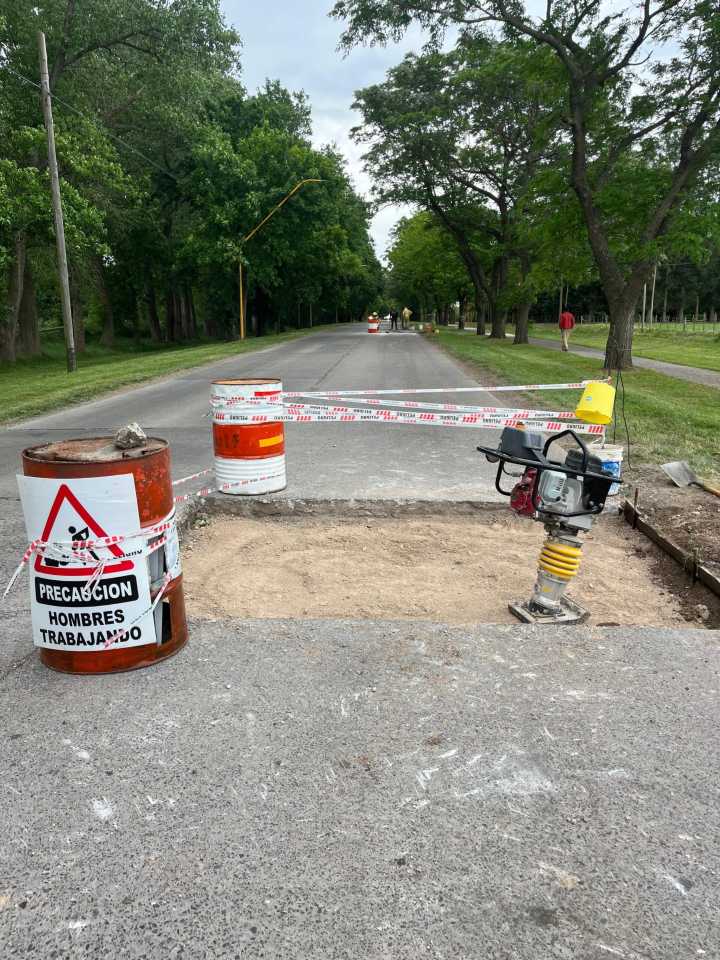 Piden precaución por obras en el acceso Pedro Gutiérrez