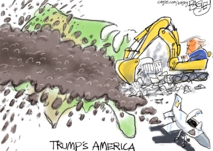 Cartoonist’s take: Trump’s America
