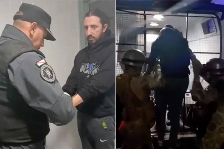 Video: así trasladaron a Pablo Laurta desde Gualeguaychú hacia Córdoba