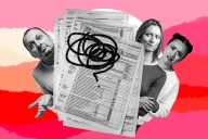 I'm getting a divorce from my husband so he can marry our girlfriend for tax reasons. We're a happy throuple. I don't know how to tell our kids.