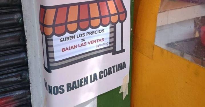 Tienditas protestan contra alza de impuestos