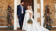 Wedding of the week: Newlyweds Chloe Corsini and Daniel Hughes surprise guests with a beautiful announcement