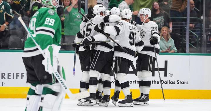 Kempe's OT goal pushes Kings past slumping Stars 3