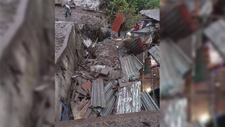 Cae talud en vivienda de Naucalpan