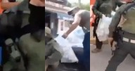 Presuntos miembros del Cártel Jalisco reparten despensas en Veracruz