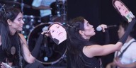 Lenin Tamayo protestó contra el gobierno de Dina Boluarte en concierto: “No quieras robar nuestra historia”