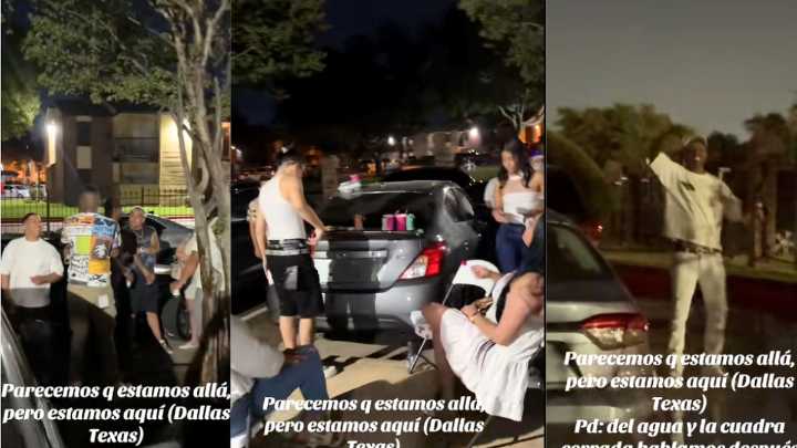 Polémica en Texas: fiesta de cubanos en el parqueo de un condominio desata críticas en redes sociales
