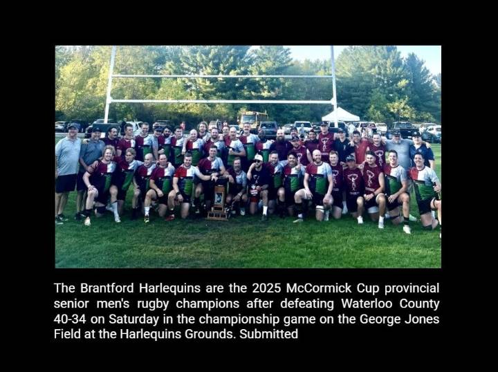 Brantford Harlequins earn McCormick Cup provincial rugby championship