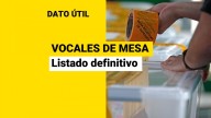 Vocales de mesa: Así podrás revisar el listado definitivo para las elecciones del 16 de noviembre