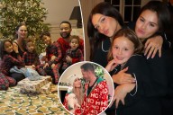 Best matching Christmas pajamas worn by celebrities and their families
