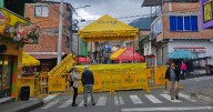 Este barrio de Manizales cercó calle para exhibir talento en la fundación de sus 48 años: de feria y artistas