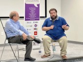 Council member Mike Hoheisel discusses quality of life in District 3 town hall