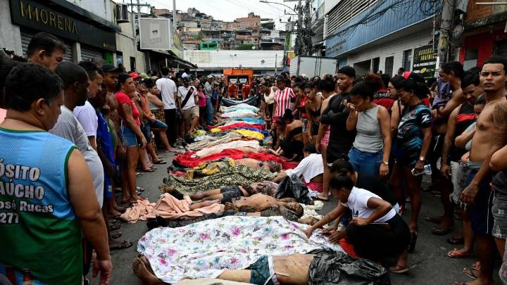 Suben a 132 los muertos en la operación policial más letal de la historia de Río de Janerio