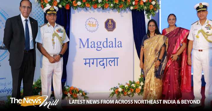 INS Magdala launched at Cochin Shipyard Limited
