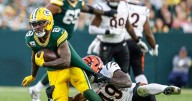 ‘It was his flu game:’ How Packers running back Josh Jacobs put together a 150-yard, two-touchdown performance in between vomiting episodes