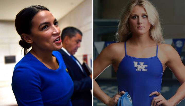 Fox Host Says Riley Gaines Should Challenge AOC to Swimming Race Amid X War