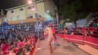 El alcalde de Brea de Aragón lo da todo con Leticia Sabater