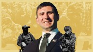 Republican candidate says far-right group Proud Boys should be able to ‘hunt’ migrants