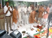 Raipur Police performs "Shashtra Pooja" on Vijayadashmi