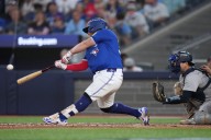 Kirk homers twice as Blue Jays end playoff skid by thumping Yankees 10