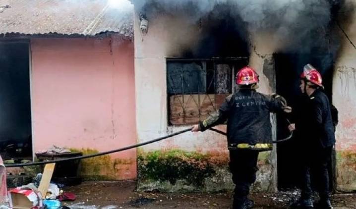 Se durmió con un cigarrillo encendido y prendió fuego su vivienda en Posadas