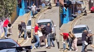 Agresión brutal en Santa María Ahuacatitlán: Dos carniceros atacan a mujer y su defensor