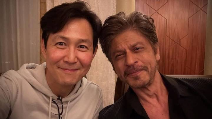 ‘2 legends…we love you both:’ Shah Rukh Khan poses with Squid Game star Lee Jung