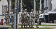 Texas National Guard members arrive at Chicago area military training facility