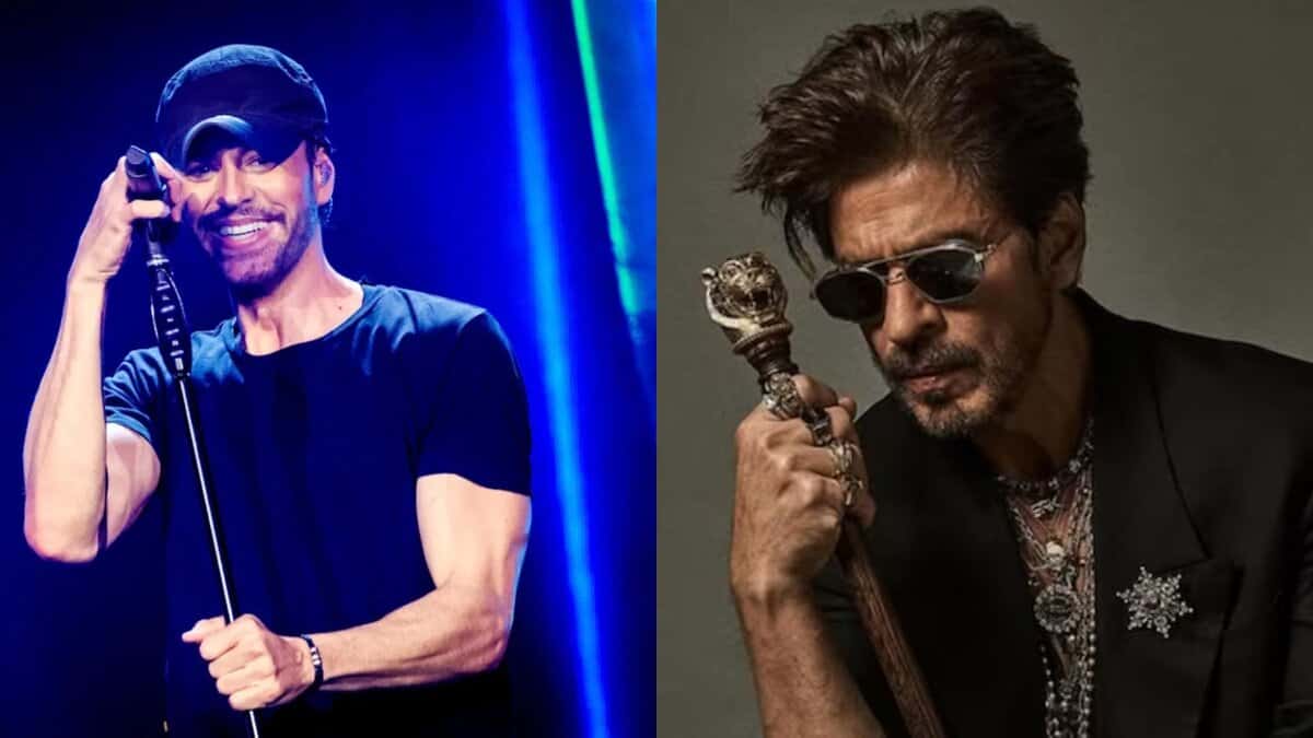 Shah Rukh Khan with Enrique Iglesias