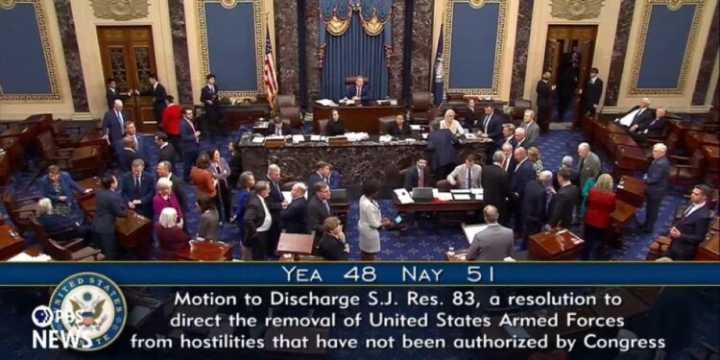 Senado de EEUU rechaza bloquear ataques militares de Trump contra embarcaciones en el Caribe