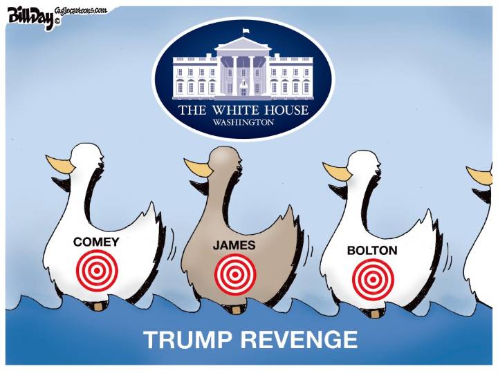 Cartoonist’s take: ‘Trump’s revenge’