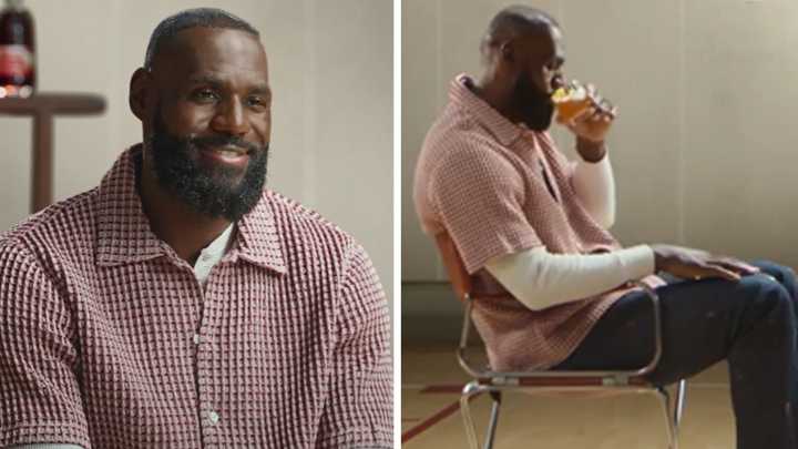 LeBron James Recreates Infamous 'Decision' For Alcohol Ad, Not Retiring