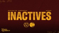 Commanders vs. Chiefs Week 8 inactives