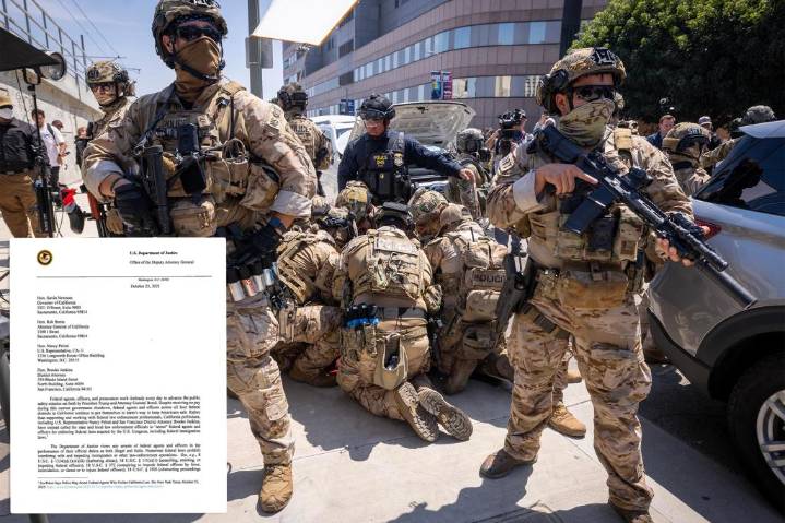 DOJ tells California officials to back off ‘apparent criminal conspiracy’ to arrest ICE agents