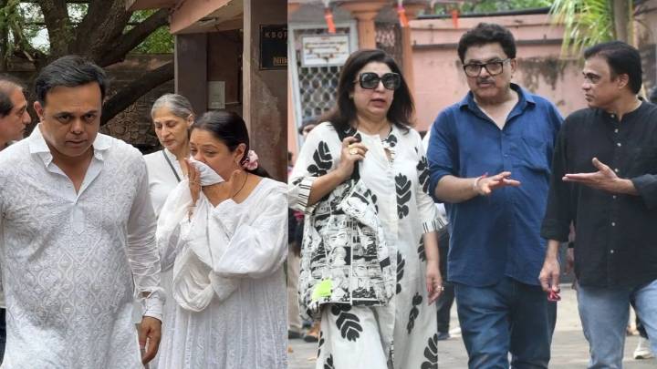 Satish Shah Funeral: David Dhawan, Farah Khan, Naseeruddin Shah arrive; Rupali Ganguly ...
