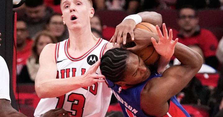 Vucevic, Buzelis, Giddey lead way, Bulls beat Pistons 115